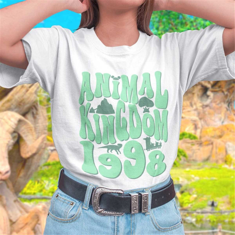 Animal Kingdom Groovy Retro Style T-Shirt.jpg