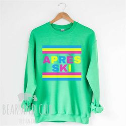 apres ski sweatshirt, ski resort crewneck, ski trip shirt, retro ski sweatshirt, 80s ski resort shirt, 90s ski resort sh