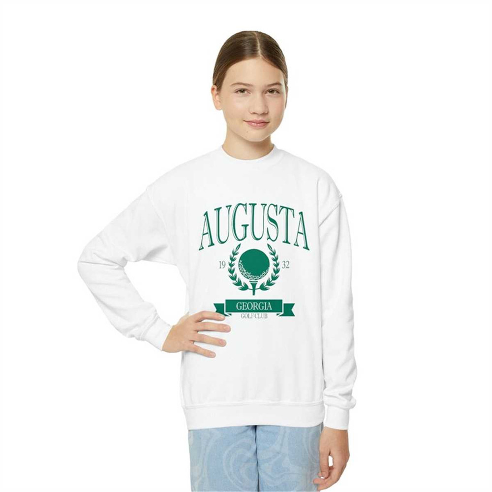 Augusta Youth Crewneck Sweatshirt, Augusta Sweatshirt, Augusta Georgia Crewneck, Golf Sweatshirt, Kid's Golf Shirt, Chil.jpg