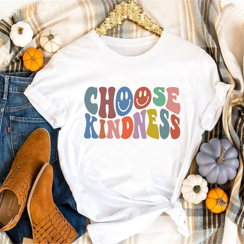 Choose Kindness Shirt, Be Kind Shirt, Smiley Face Shirt, Positive Shirt, Retro Be Kind Shirt,Boho Kindness Shirt,Boho Ra.jpg