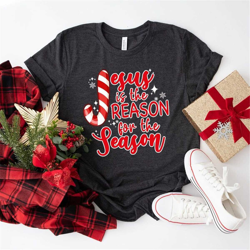 Christmas Shirt, Jesus Is The Reason For The Season Shirt.jpg