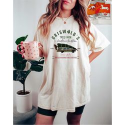 comfort colors griswolds tree farm shirt, 1989 vintage christmas shirt, christmas vacation tree shirt, christmas gift f