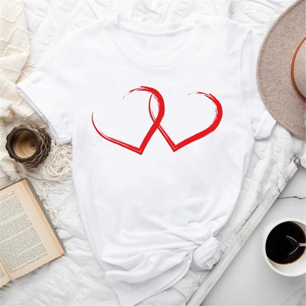 Cute Heart Shirt, Gift For Valentine's Day, Heart Shirt, Valentine T-Shirt.jpg