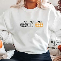 cute pumpkin sweatshirt, halloween teacher sweatshirt, halloween shirts crewneck pullover sweater, matching fall thanksg