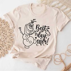 disney frozen shirt, olaf shirt, disneyworld family shirts, disneyland shirt, olaf best day ever, disney frozen birthday