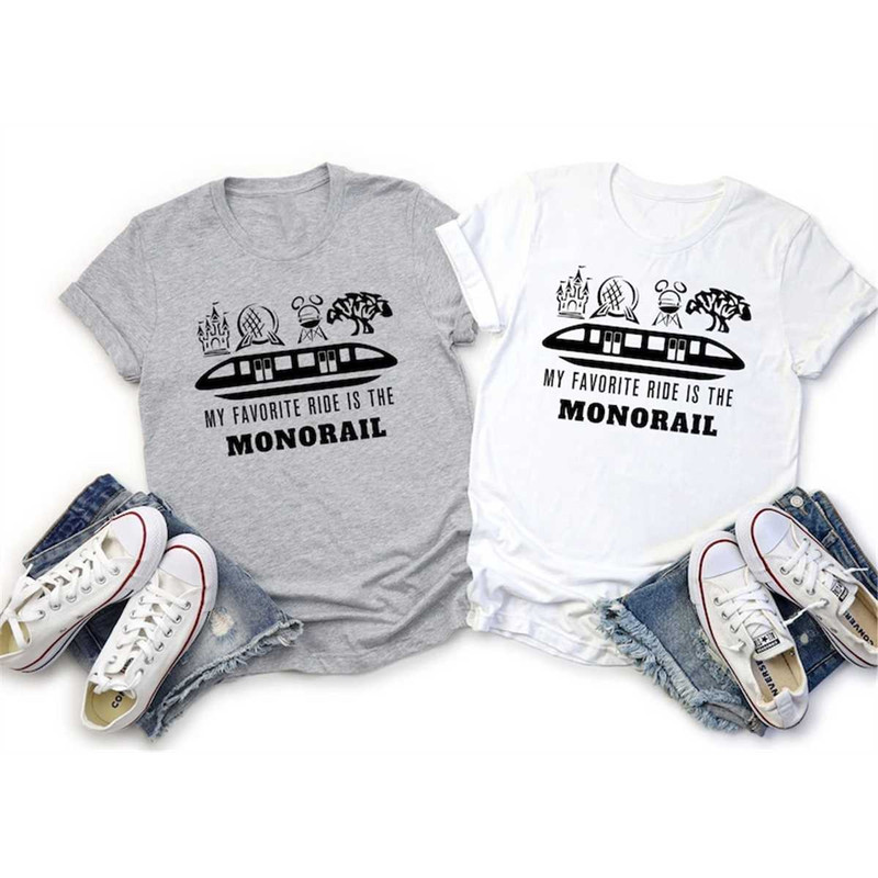 Disney Shirt, Disney World Traveler, Monorail Ride Shirt, My Favorite Ride is Monorail, Monorail fun Shirt, Disney Cute.jpg