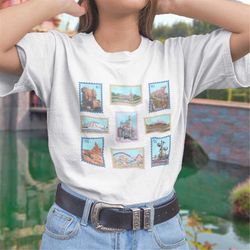 disneyland stamps t-shirt
