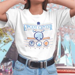 epcot center colligate vintage style t-shirt