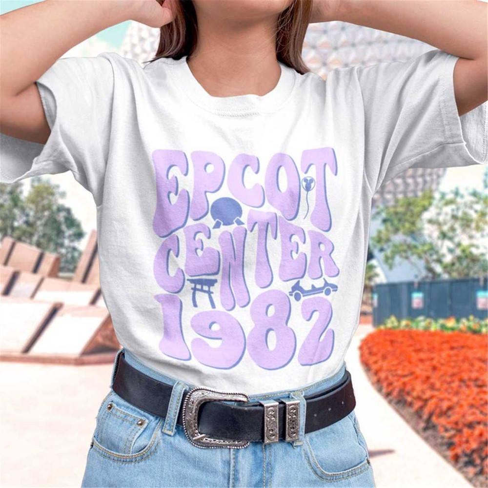 Epcot Center Groovy Retro Style T-Shirt.jpg