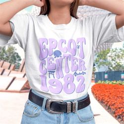 epcot center groovy retro style t-shirt