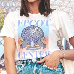 epcot center park icon t-shirt