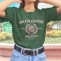 epcot center preppy style t-shirt
