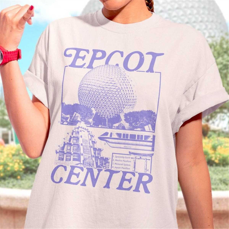 Epcot Center Vintage Style Graphic T-Shirt.jpg