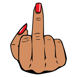 middle finger svg, fuck you svg, cricut