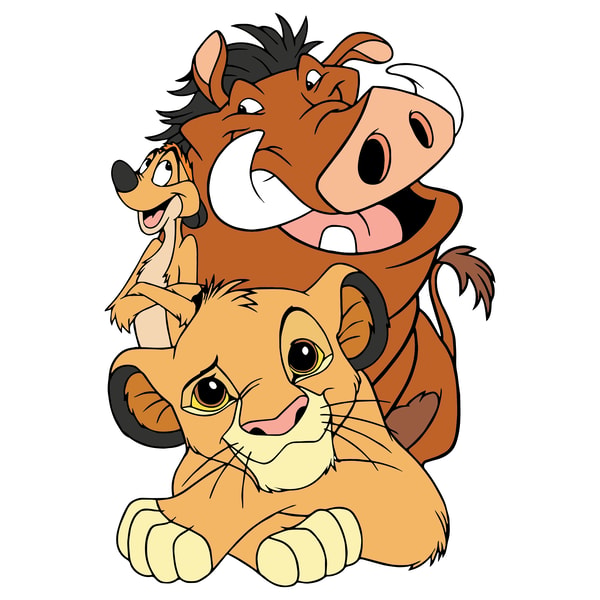 Timon Simba Pumba Svg, Lion King Svg, Lion King Disney Svg | Inspire Uplift
