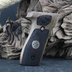 sigsauer p226 226's elite handgun walnut grips model-13