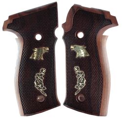 sigsauer p226 226's elite handgun walnut grips model-44