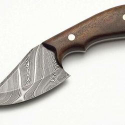 Handmade Damascus Steel Skinner Knife hunting Knife outdoor camping knife
