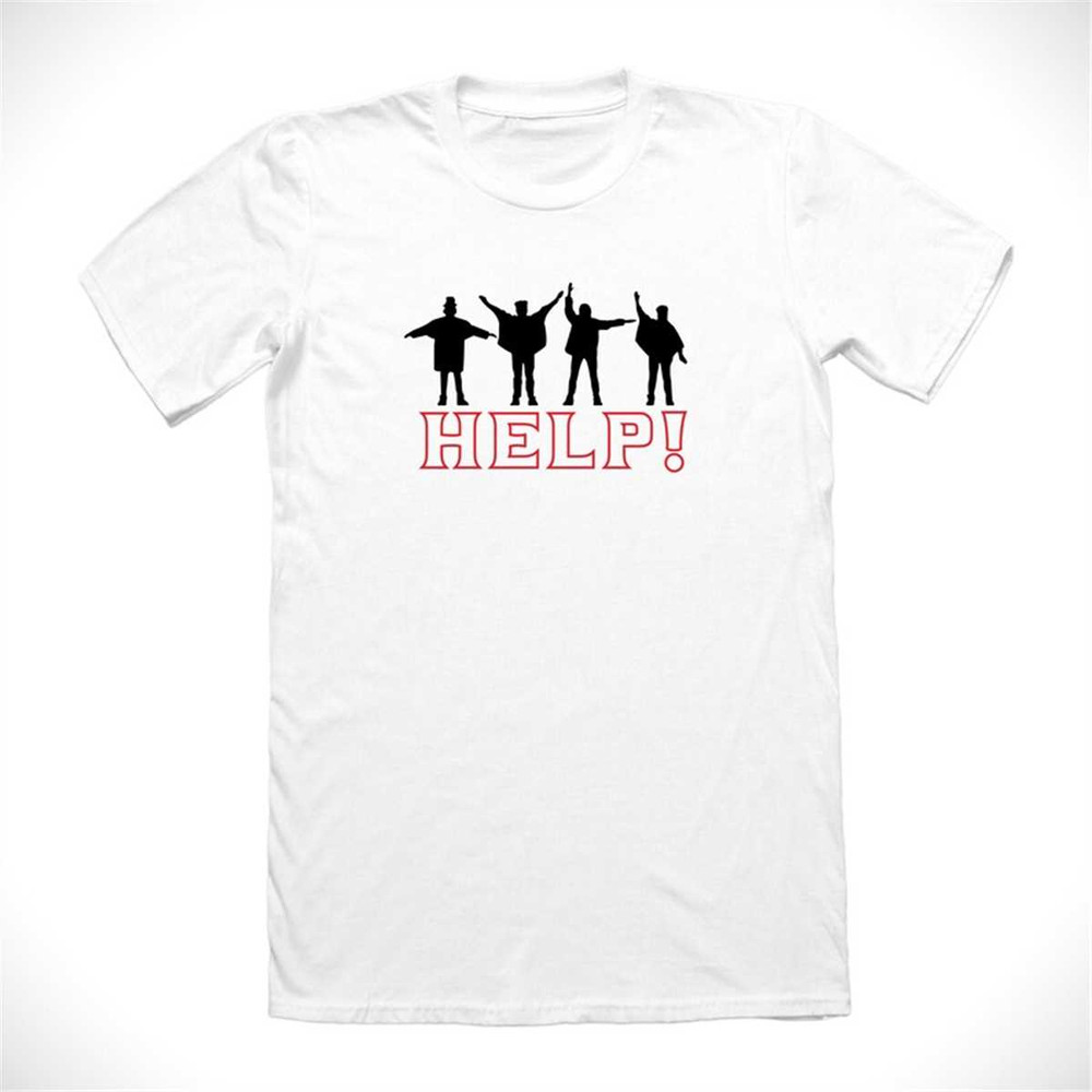 Help! T-shirt, Unisex, Music Band, Gift For Him, Gift For Her.jpg