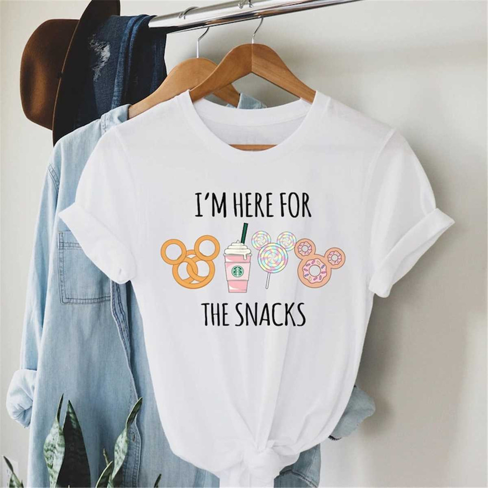 Im Here For The Snacks Shirt, Mouse Park Shirts, Disney Woman Shirt, Disney Trip Shirts, Happinest Place Tee, Disney vac.jpg
