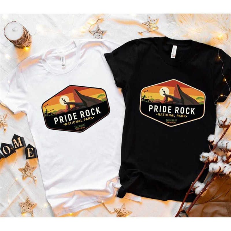 Lion King Disney T-Shirt, Pride Rock National Park Shirt, Disney Simba Shirt, Disney Lion King Shirt, Unisex, Animal Kin.jpg
