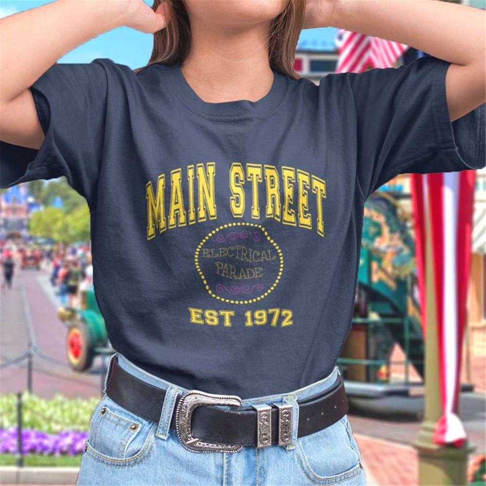 Main Street Electrical Parade College Style T-Shirt.jpg