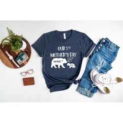our 1st mothers day shirt, mommy and me shirts, first mothers day shirt, custom with names, matching mom bnd baby shirt