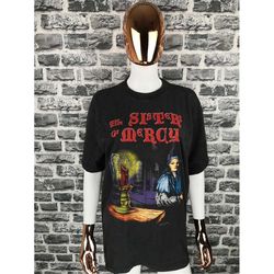 sisters of mercy 90s vintage t-shirt  beatles  depeche mode  motrhead  gothic rock  very rare