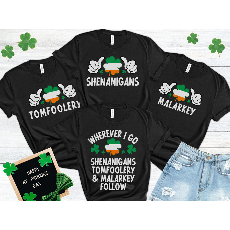 Best Friend Matching St Patricks Day Shirts, St Pattys Day Couple Outfit, Shenanigans Shirts, Ireland Girls Trip Shirts, Irish Pub Crawl Tee.jpg