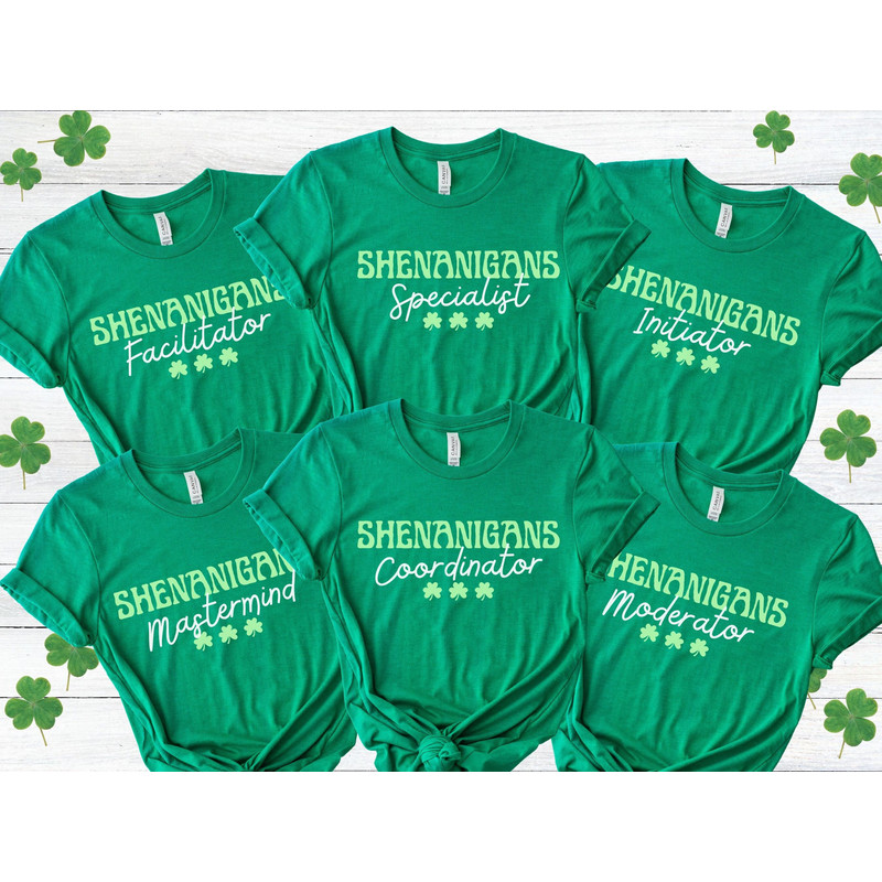 Funny St. Patricks Day Group Shirts, Shenanigans Coordinator Teacher Shirt, Matching St Pattys Day Shirts, Cute Saint Patricks Day Mom Shirt 2.jpg