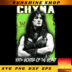 WWE Chyna Ninth Wonder Of The World Vintage Photo Portrait png, digital download, instant