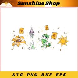 pascal tower lantern minimalist disney tangled rapunzel ,trending, mothers day svg, fathers day svg, bluey svg, mom svg,