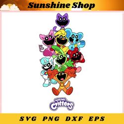 smiling critters poppy playtime character ,trending, mothers day svg, fathers day svg, bluey svg, mom svg, dady svg.jpg