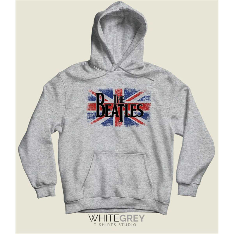 The Beatles T shirt UK Flag Grunge Hoodies Sweatshirts Unisex Women's Men's.jpg