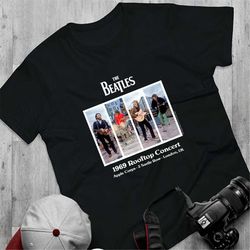 the beatles t-shirt, the beatles vintage shirt, rooftop concert 1969 t-shirt, beatles t-shirt, rock and roll shirt, retr