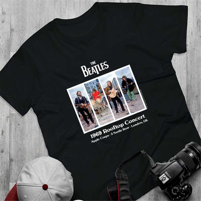 The Beatles T-Shirt, The Beatles Vintage Shirt, Rooftop Concert 1969 T-Shirt, Beatles T-shirt, Rock and Roll Shirt, Retr.jpg
