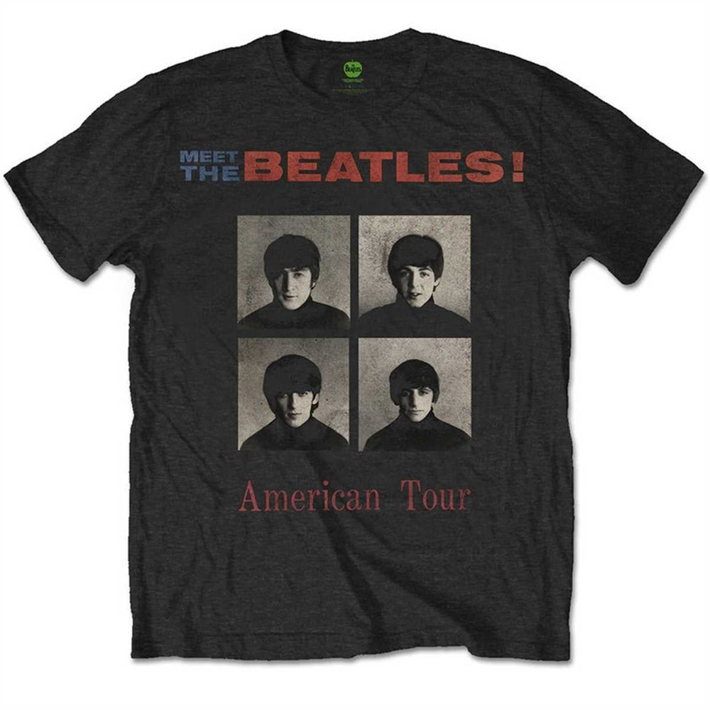 The Beatles Unisex T-Shirt American Tour 1964 (Back Print).jpg