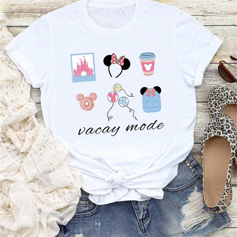 Vacay Mode Disney Shirt, Theme Park Shirts, Minnie Mouse Shirt, Disney Snack Shirt. Disney Trip Shirt, Disneyland Shirt,.jpg