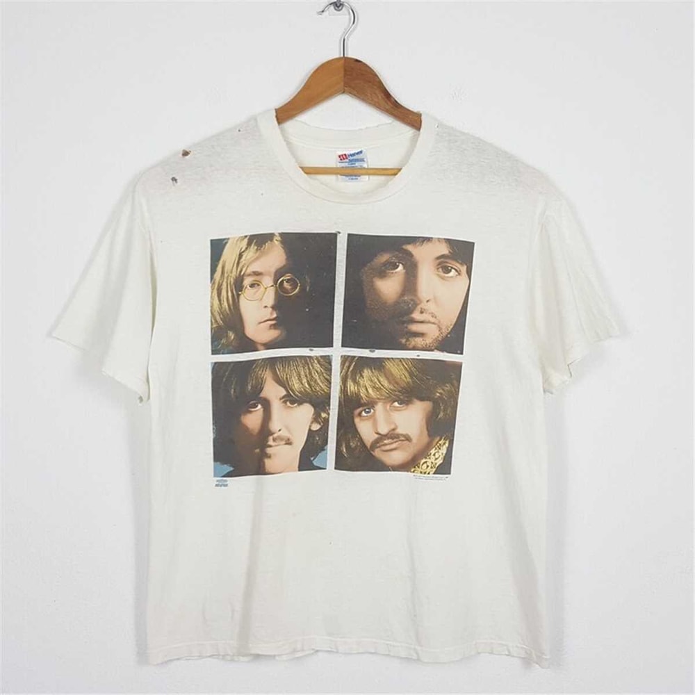 Vintage 90's THE BEATLES English rock band line up t-shirt.jpg