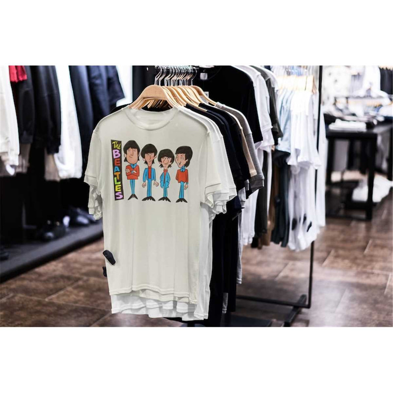 Vintage Animated Beatles Billboard Tshirt.jpg