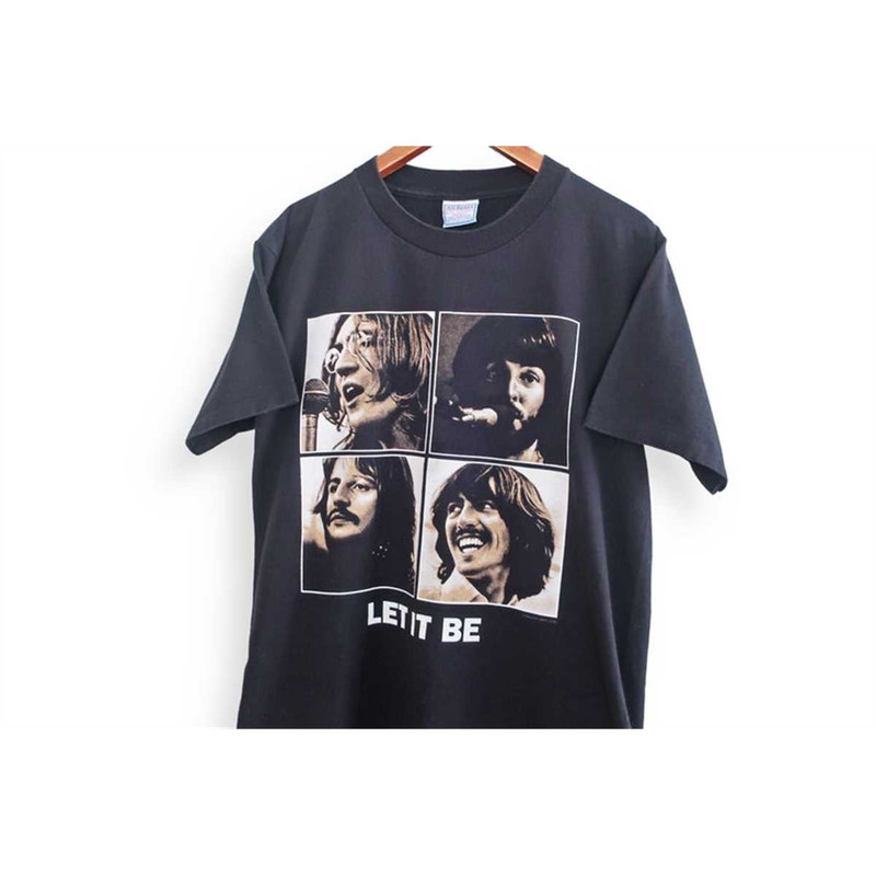 vintage Beatles shirt 90s band shirt 1990s The Beatles Let It Be album band t shirt single stitch Medium.jpg
