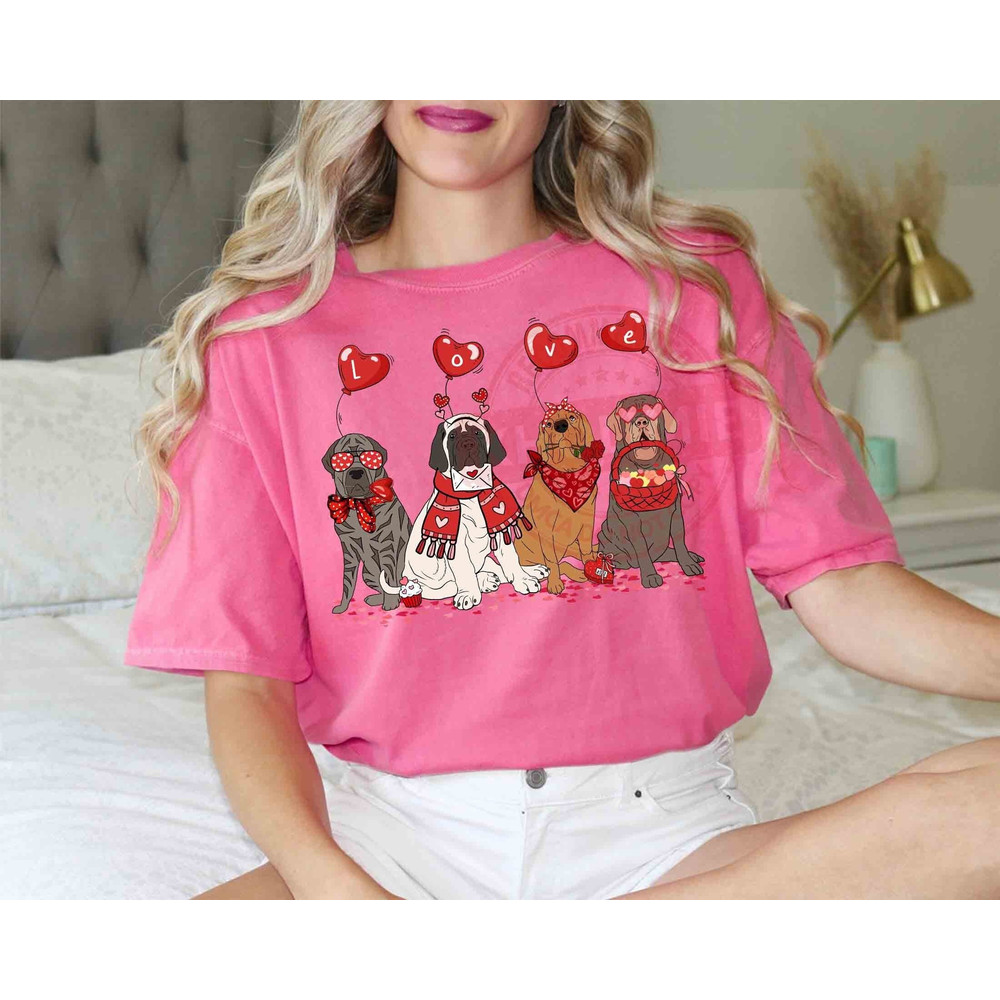 English Mastiff Valentine Shirt, Valentine Dog Sweatshirt, Love Shirt, English Mastiff Lover Shirt, Dog Mom Shirt, Valentines Day Shirt.jpg