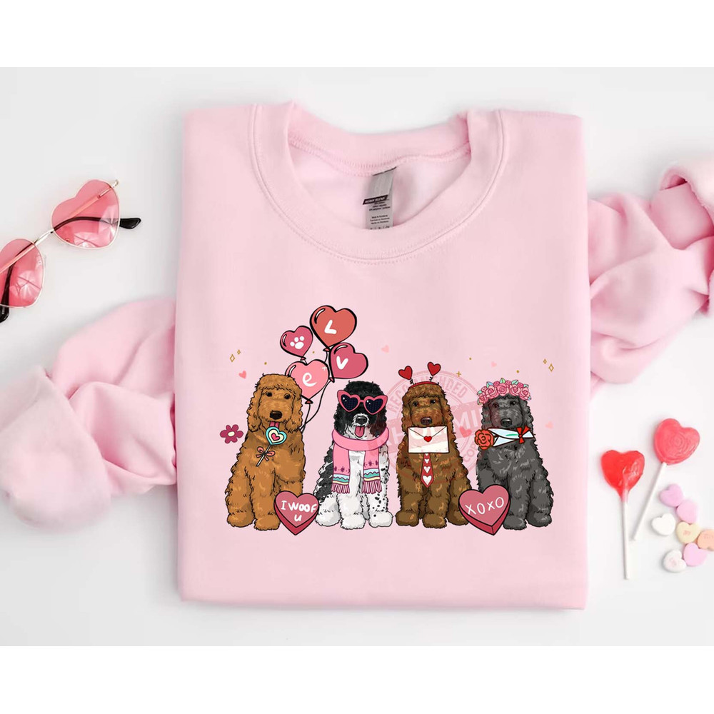 Golden Doodle Valentine Shirt, Valentines Dog Sweatshirt, Love Shirt, Golden Doodle Mom Shirt, Dog Lover Shirt, Dog Mom Sweatshirt.jpg