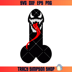 venom penis svg, penis humor svg, bachelorette party svg
