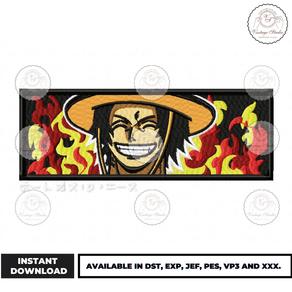 Anime Embroidery Design - Embroidery Market 1088.png