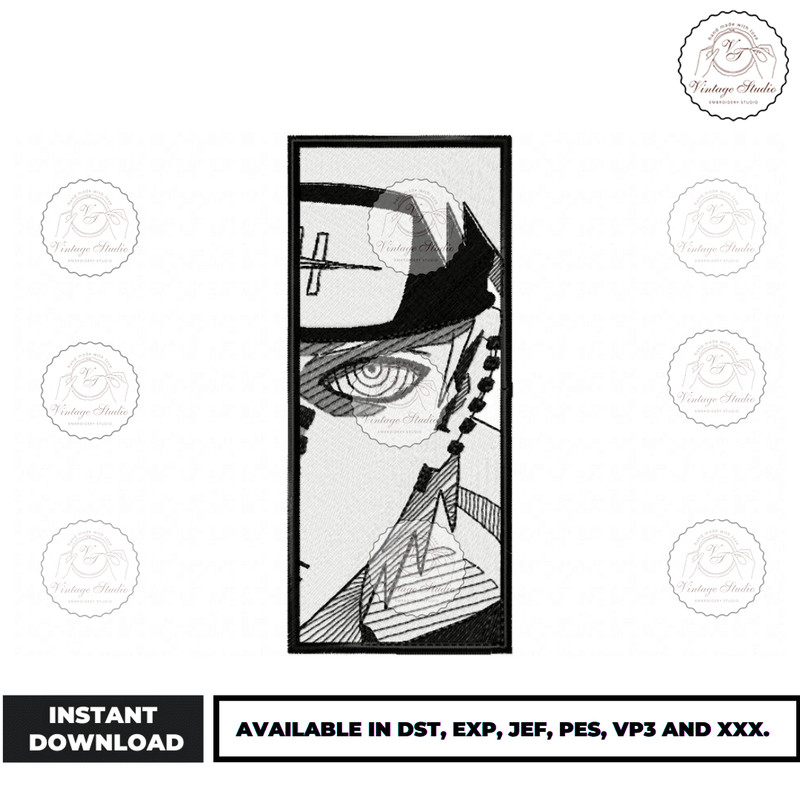 Anime Embroidery Design - Embroidery Market 1090.png