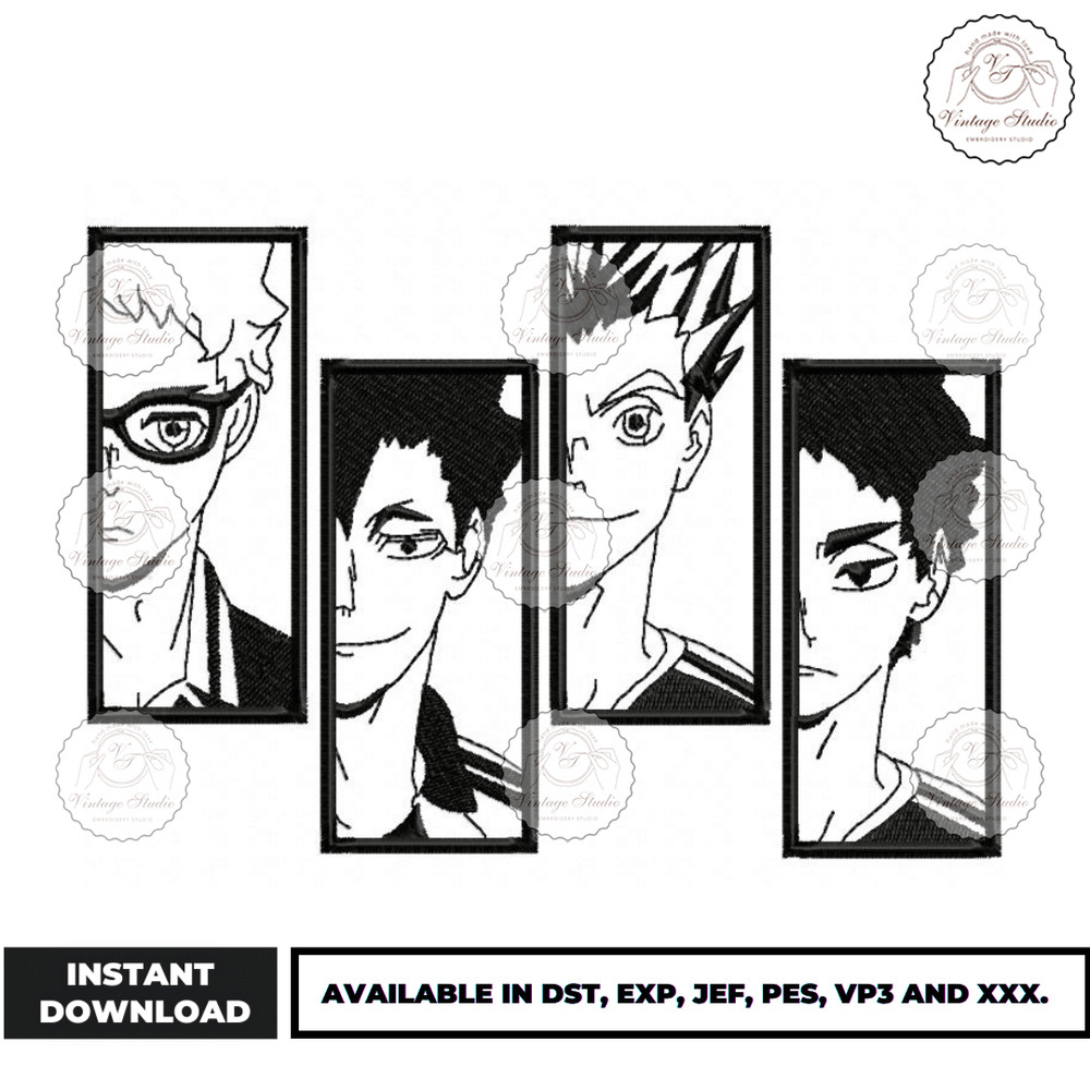 Anime Embroidery Design - Embroidery Market 1156.png