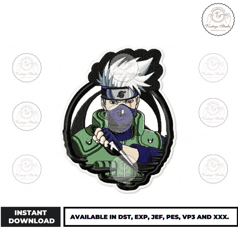 Anime Embroidery Design - Embroidery Market 1159.png