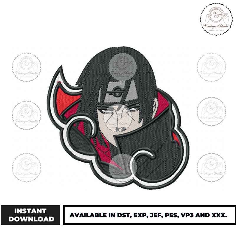 Anime Embroidery Design - Embroidery Market 1163.png