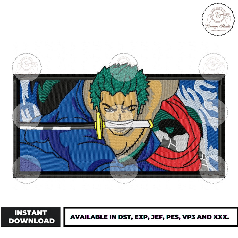 Anime Embroidery Design - Embroidery Market 1167.png